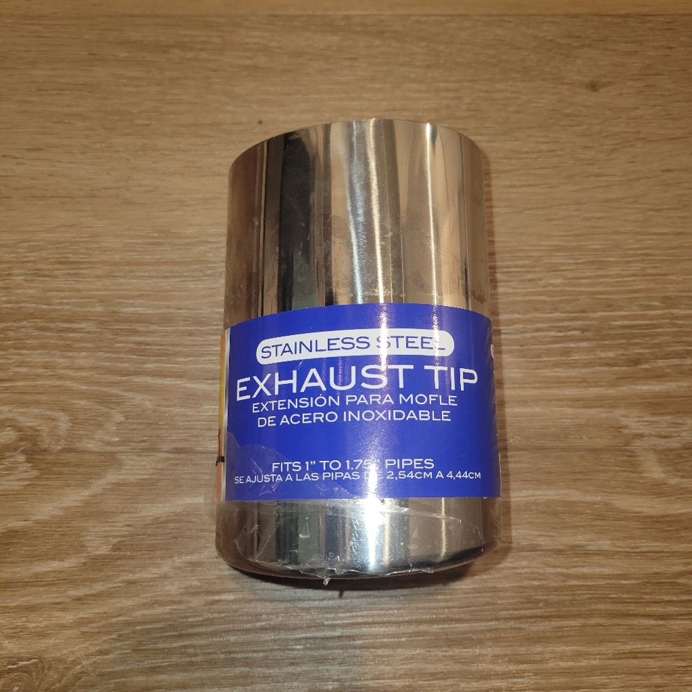 Pro Elite Stainless Steel Exhaust Tip Fits 1” to 1.75” Pipes New